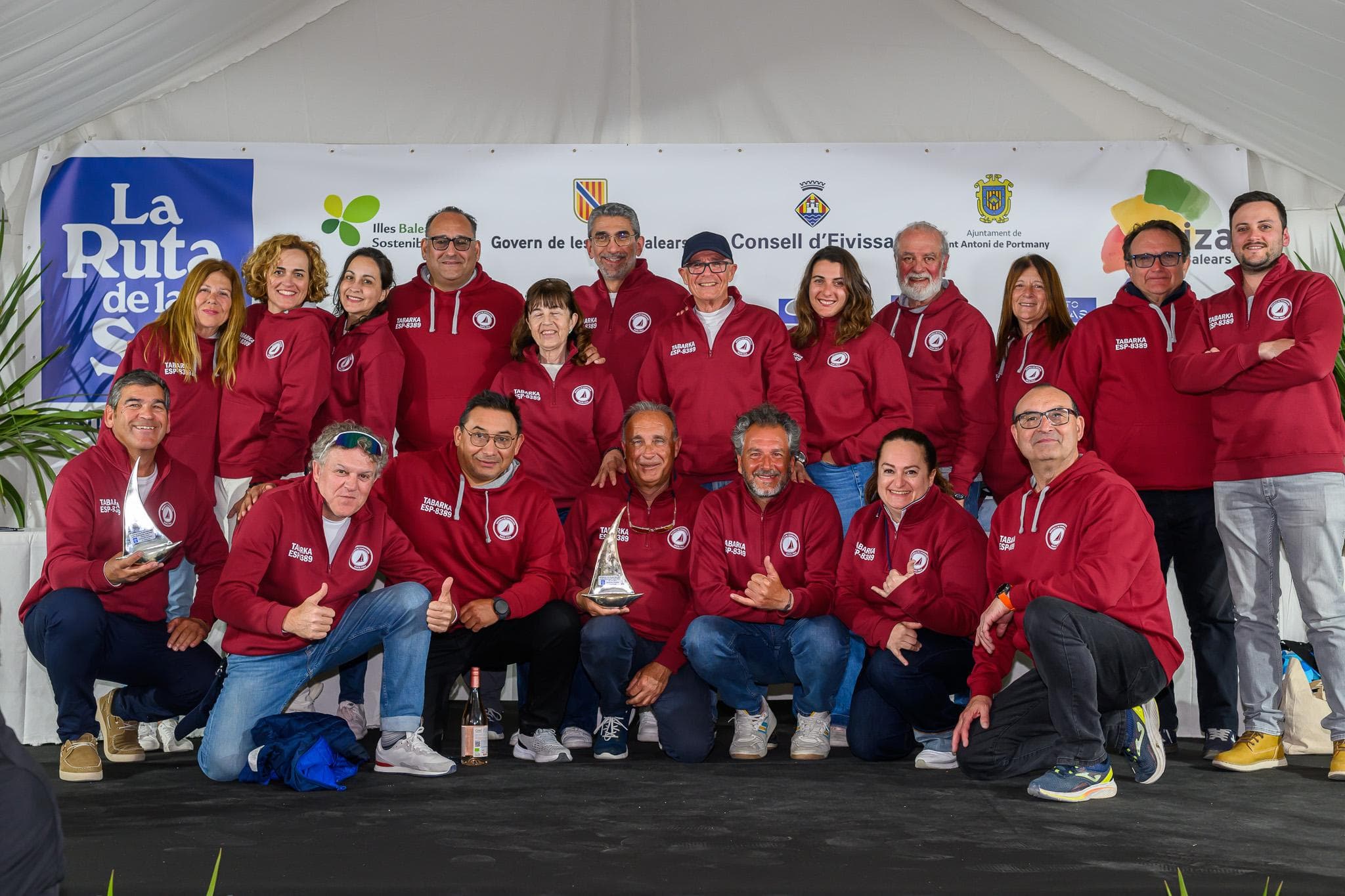 La Escuela de Navegación Santa Pola conquista el podio de la 38ª Ruta de la Sal con el Tabarka y el Candela